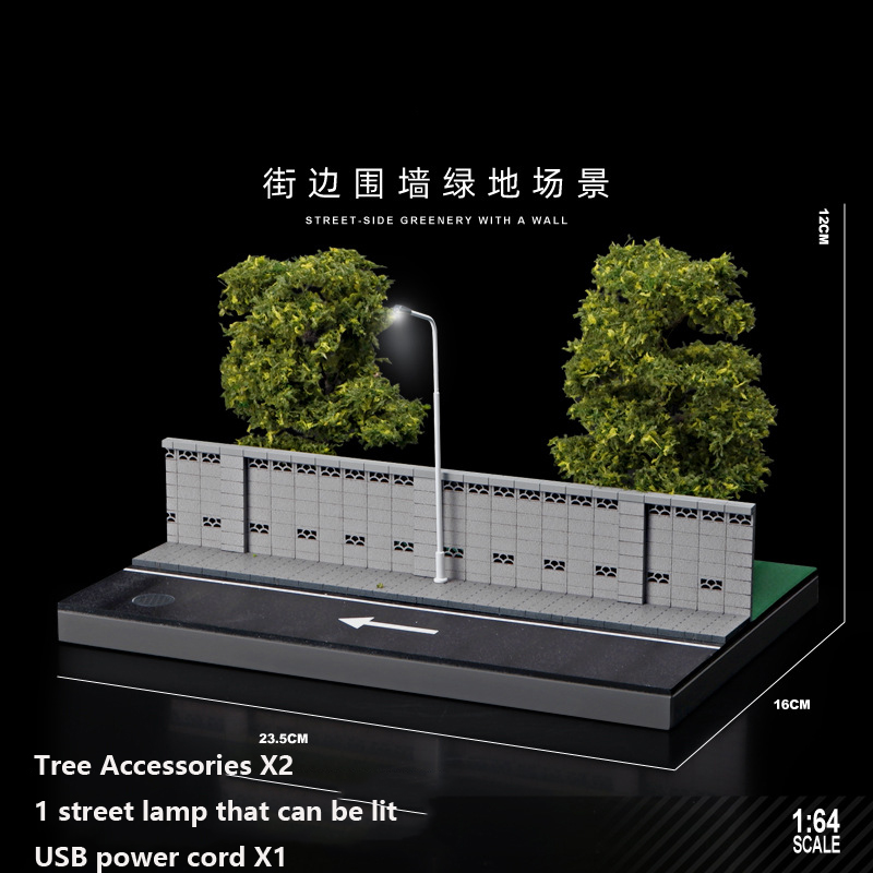 Hobby Diy Electronics Kit - 1/64 Diorama Miniature Scene Corner of