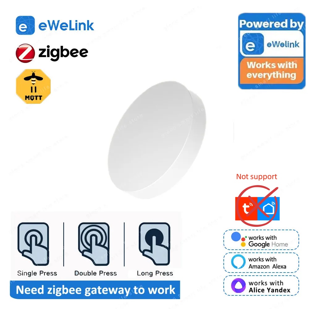 Diy Electronics Button - New Zigbee Button Scene Switch Wireless