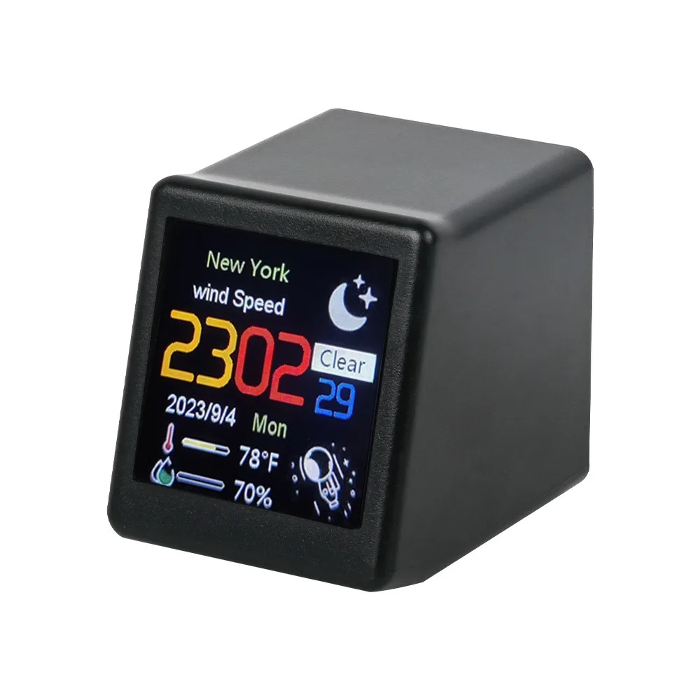 Diy Electronics Desk - MINI Smart Clock WIFI clock Weather