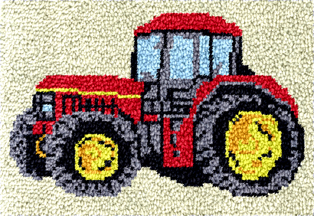 Hobby Diy Electronics Kit - tractor Latch hook rug kits with