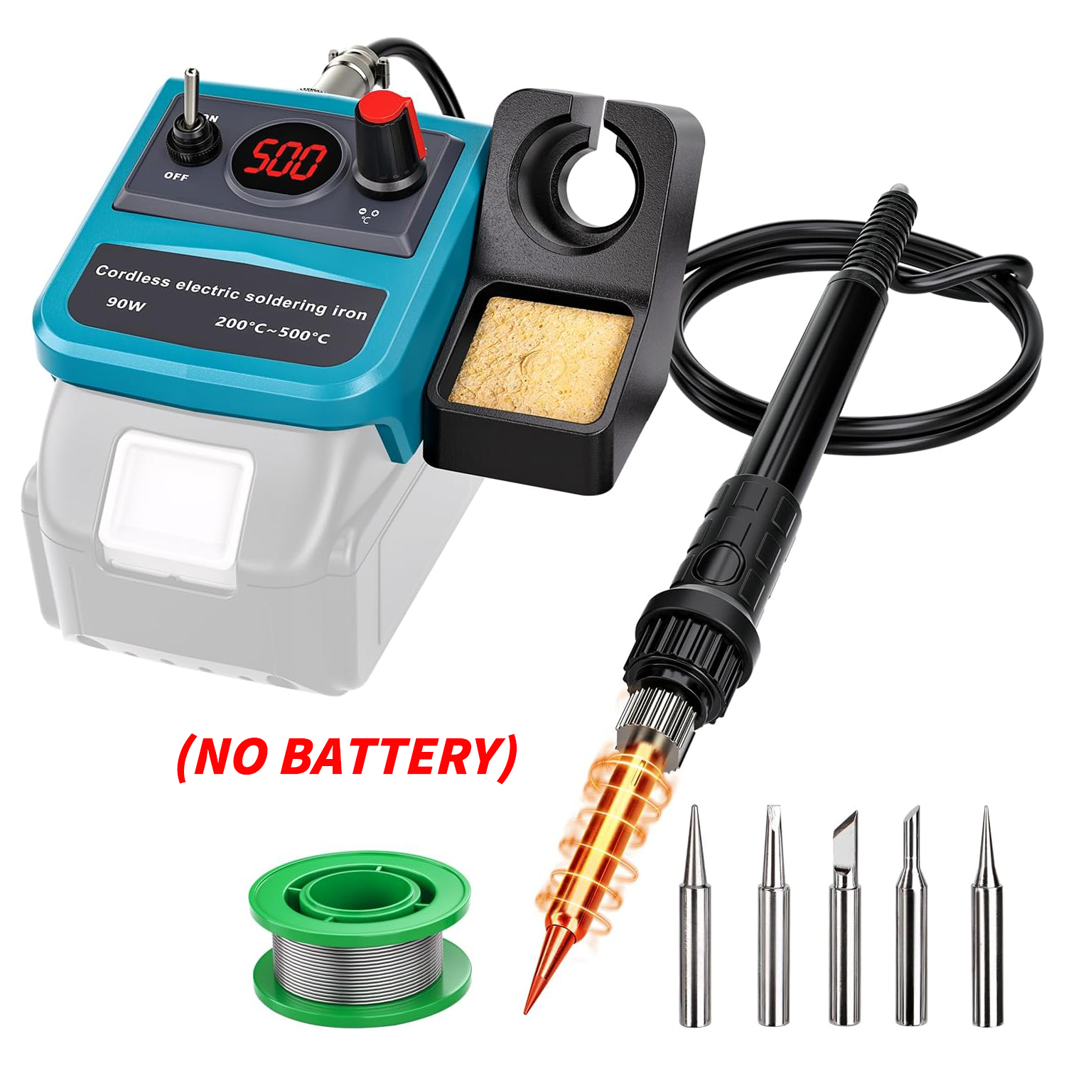 Diy Electronics Tool Kit - 90W LED Digital Cordless Soldering Iron