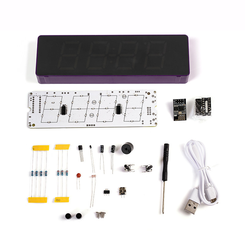 Diy Electronics Desk - WiFi Electronic Clock Welding Practice Table