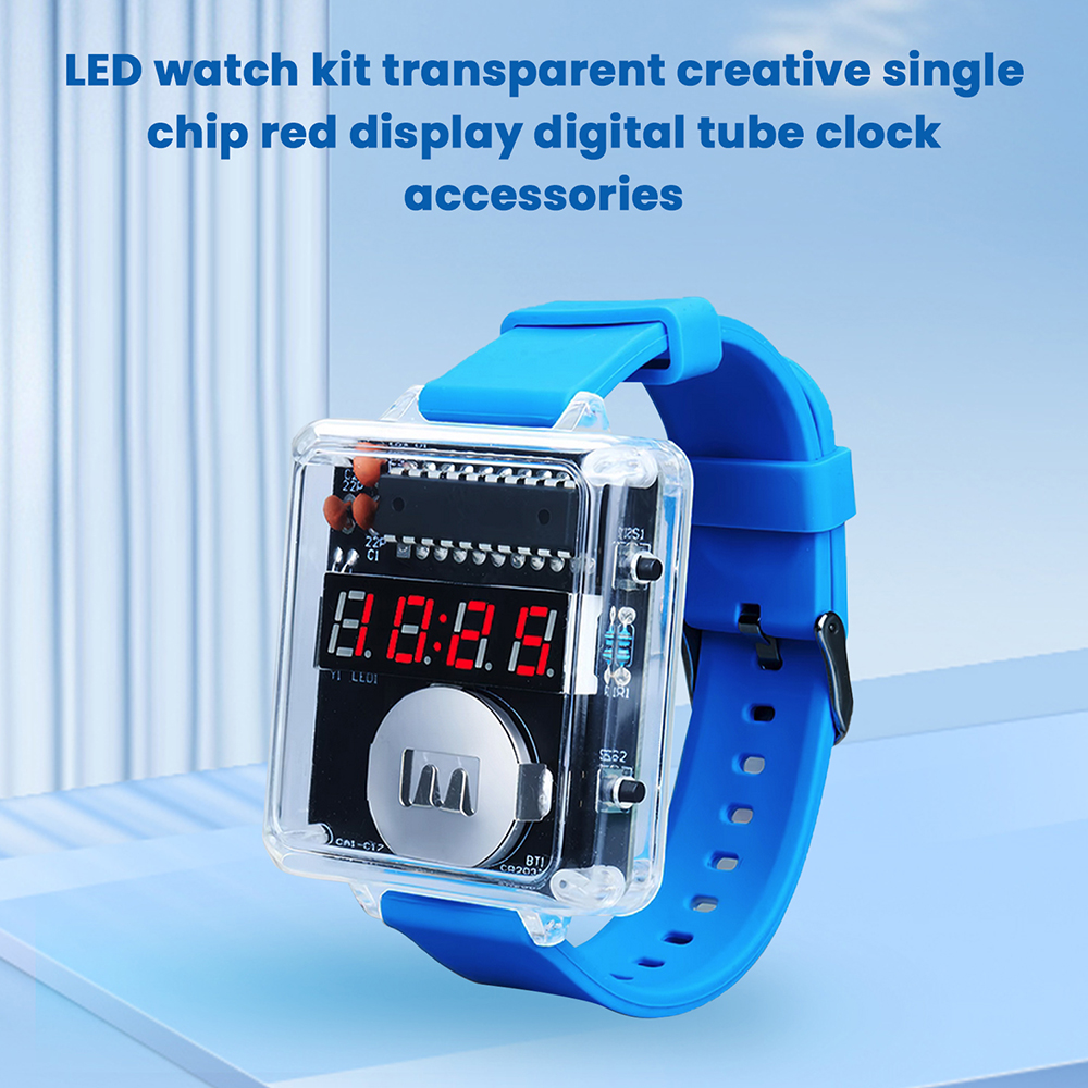 Diy Electronics Youtube - DIY Electronic Watch Kit 0.28'' LED