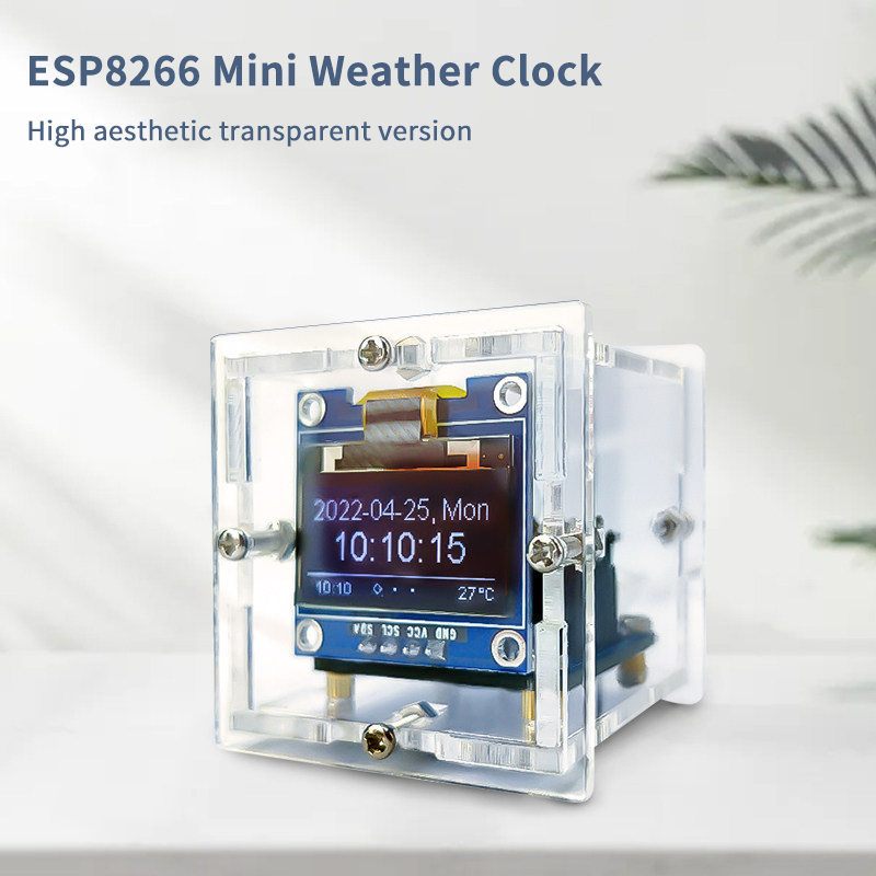 ESP8266 Mini Weather Clock Kit - Diy Electronics Kits For Kids recension och pris