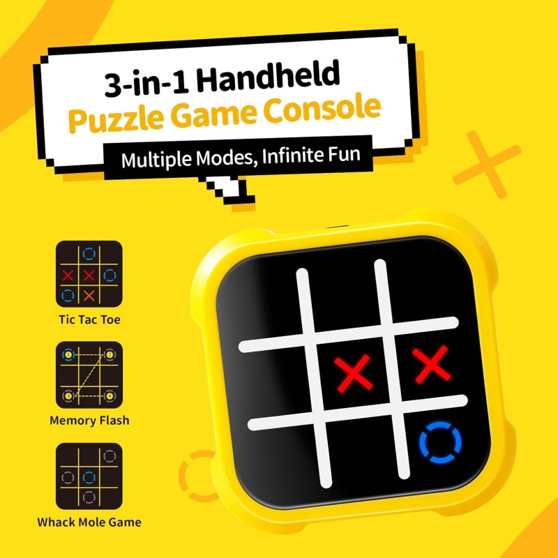 3 In 1 Tic Tac Toe Board Game  - Diy Electronics For Adults recension och pris