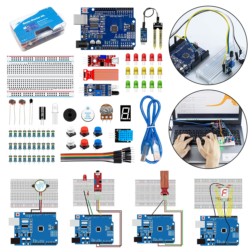 Basic Starter Kit with Breadbo - Diy Electronics Basics recension och pris