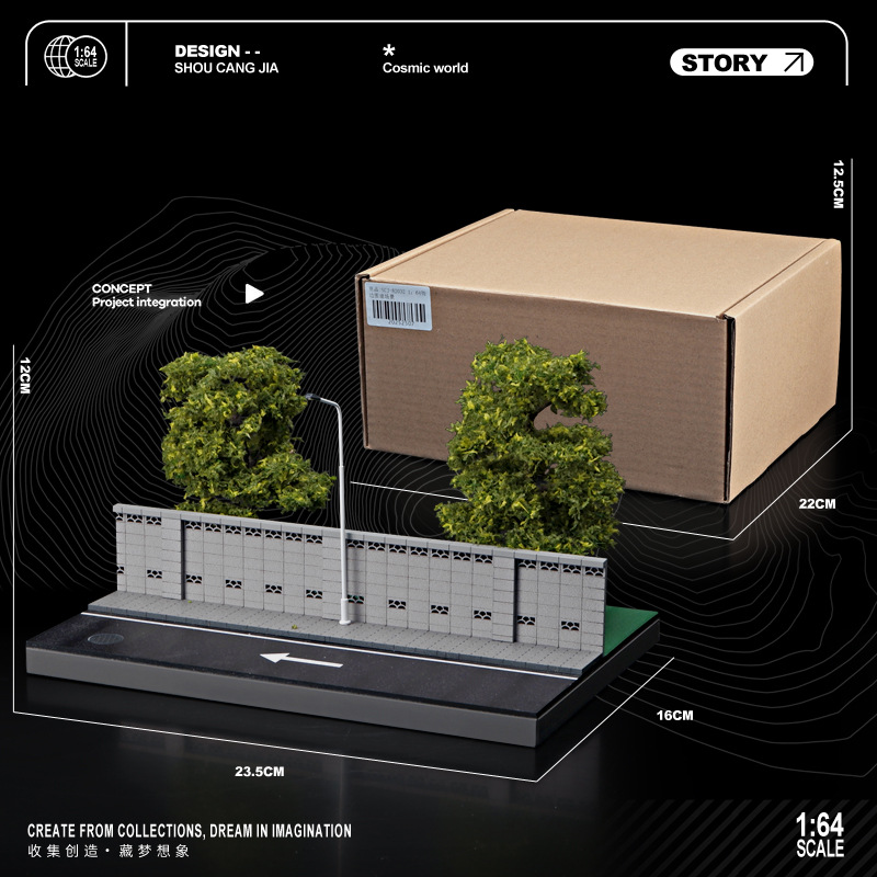 1/64 Diorama Miniature Scene C - Hobby Diy Electronics Kit recension och pris