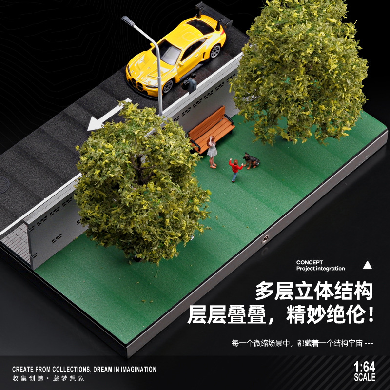 1/64 Diorama Miniature Scene C - Hobby Diy Electronics Kit recension och pris