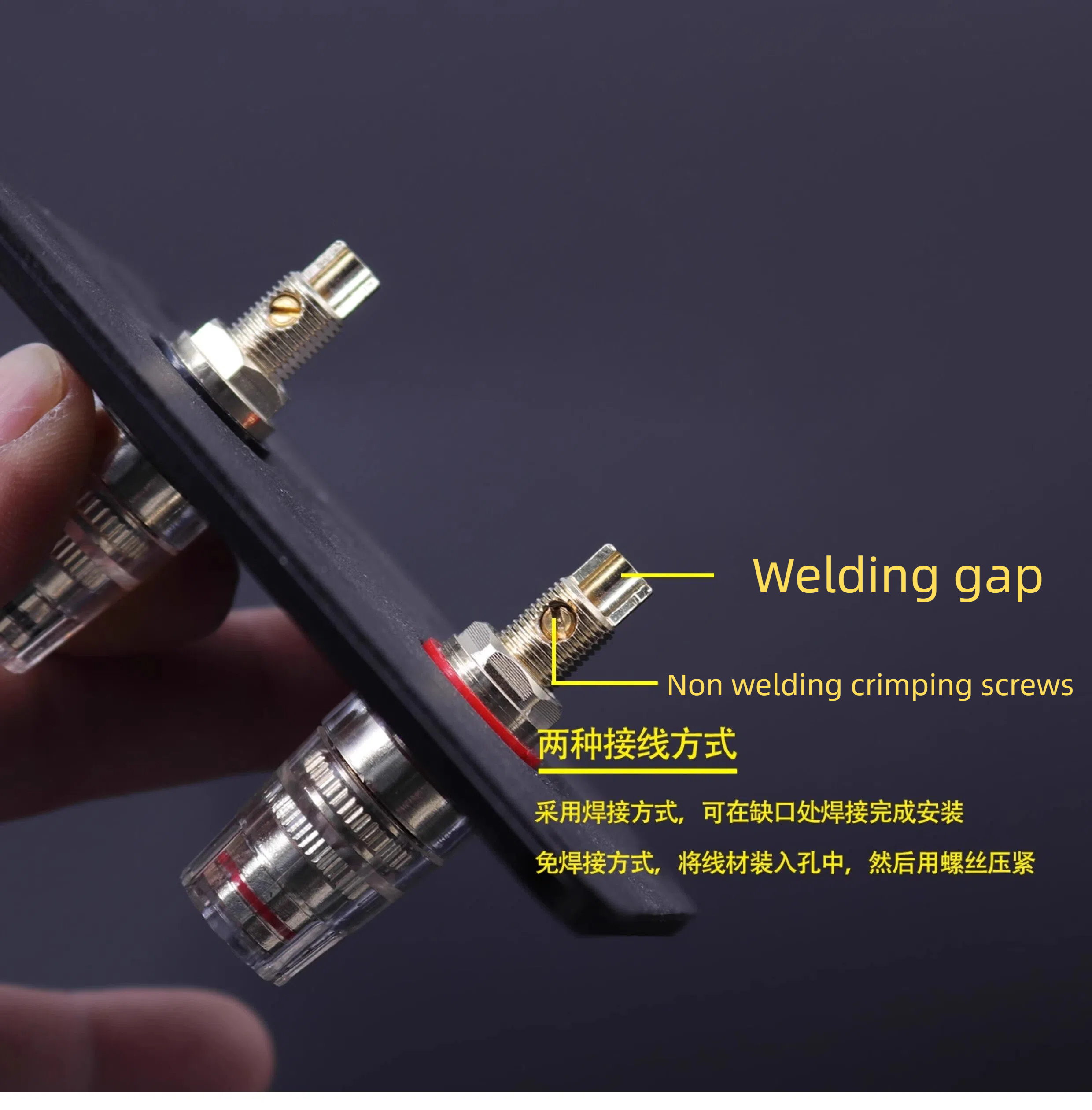 1PC GHXAMP 92x80mm Metal Speak - Diy Electronics Tool Kit recension och pris