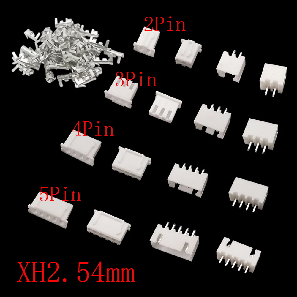 100Pcs XH2.54 JST Connector Te - Male Female Header Pin recension och pris