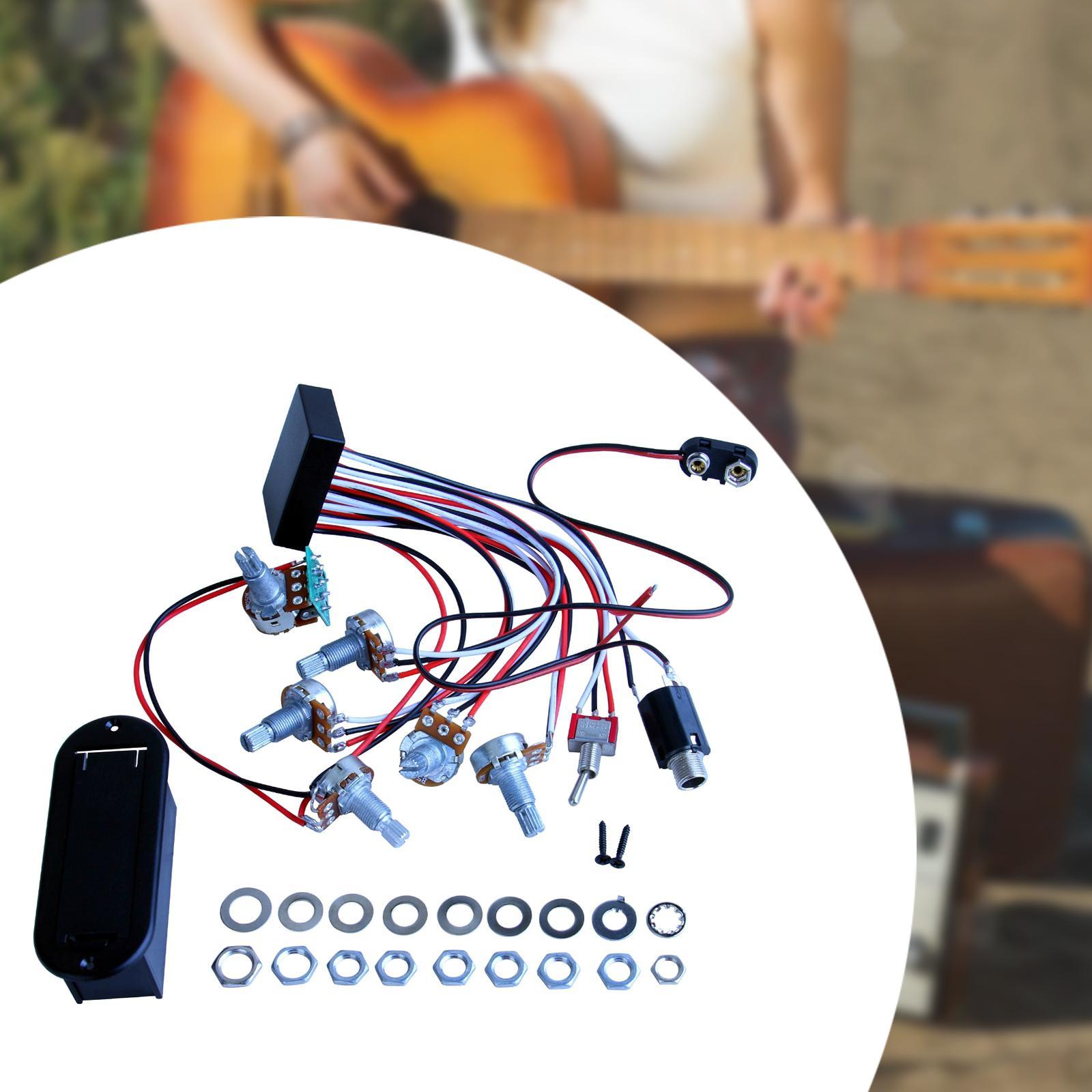 3 Band Active Passive Pickup R - Diy Guitar Electronics Kit recension och pris