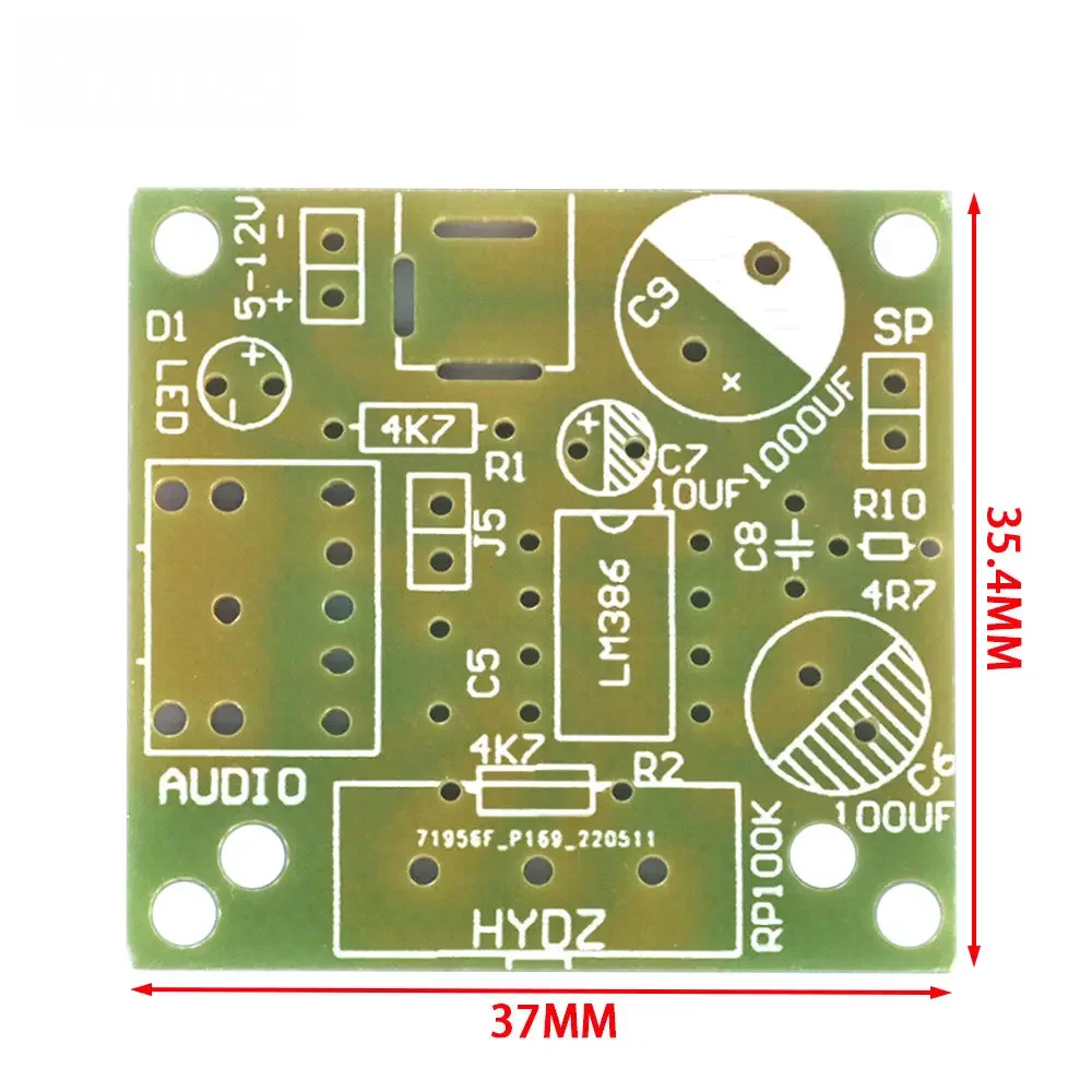 3V-12V LM386 Mini Power Amplif - Diy Guitar Electronics Kit recension och pris
