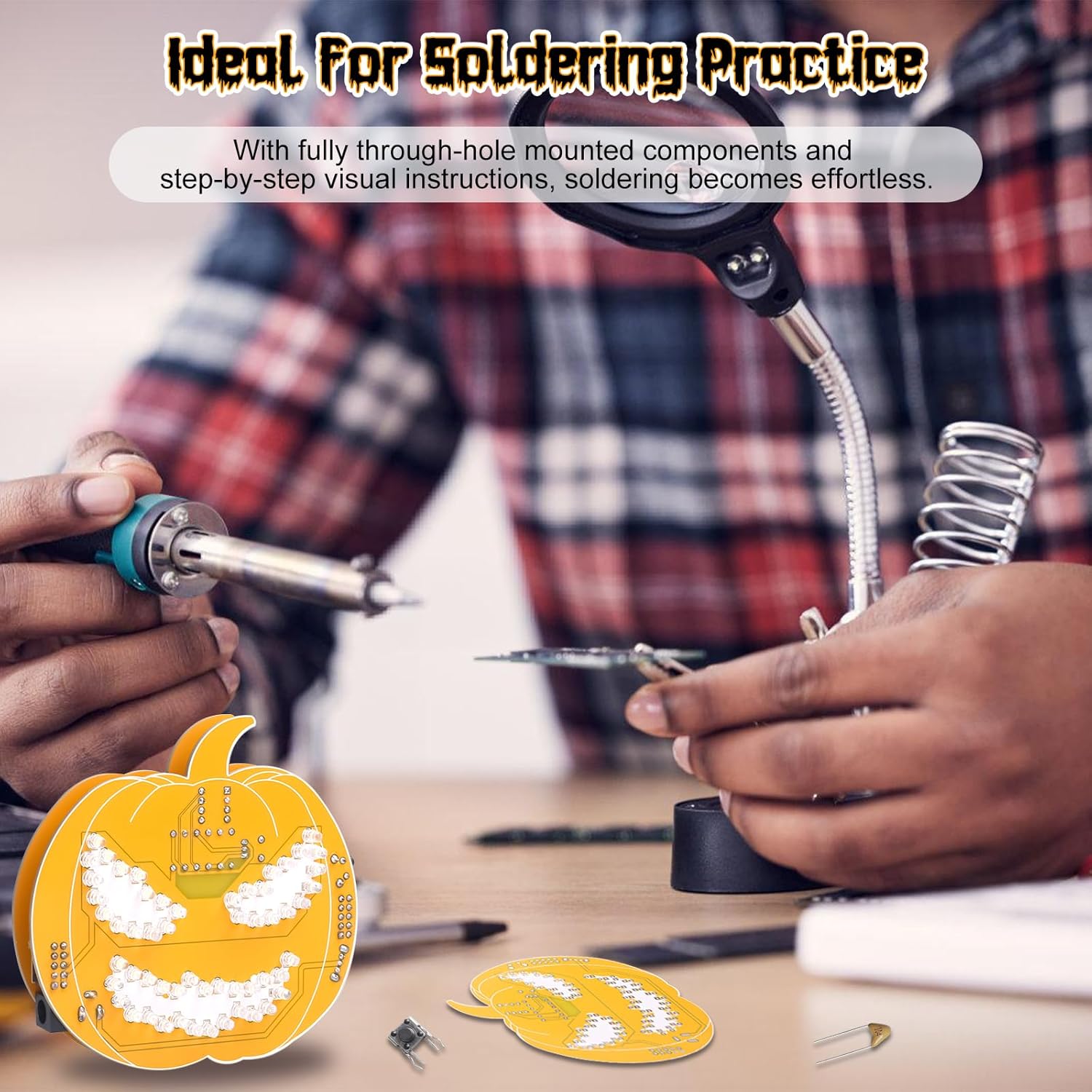 Halloween DIY Soldering Kit Pu - Diy Electronics Desk recension och pris