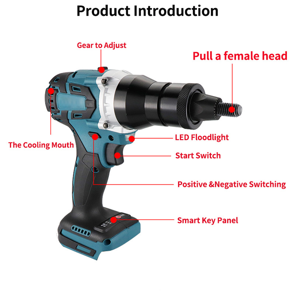 Electric Riveting Gun Brushles - Diy Electronics Starter Kit recension och pris