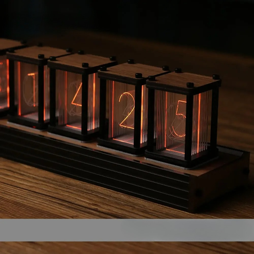 RGB Nixie Tube Clock DIY Table - Diy Electronics Desk recension och pris