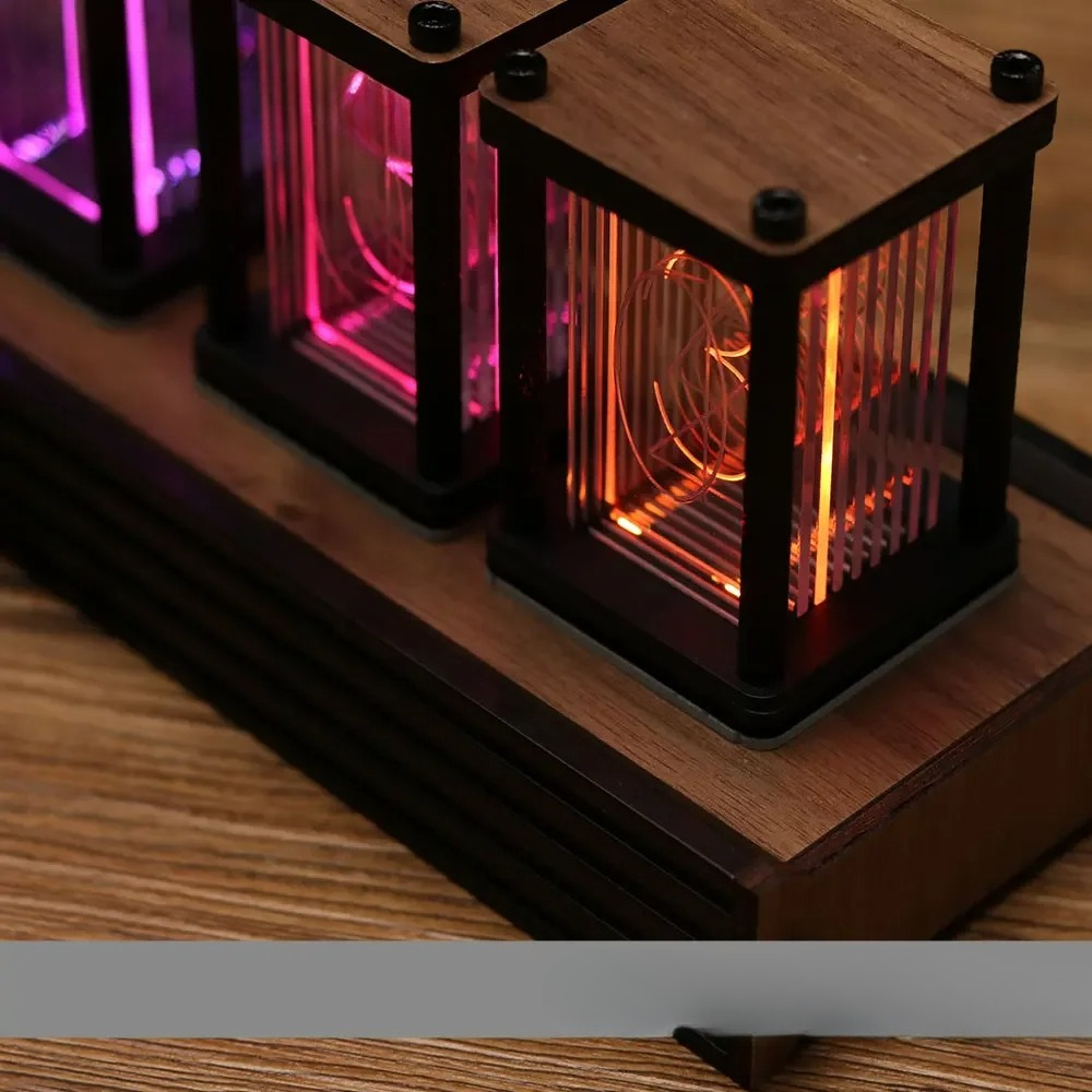 RGB Nixie Tube Clock DIY Table - Diy Electronics Desk recension och pris