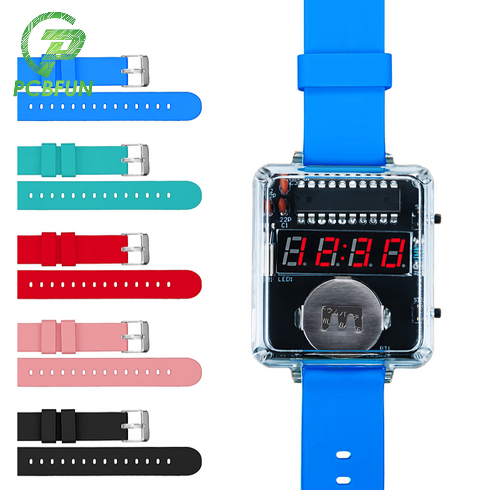 DIY Electronic Watch Kit LED D - Diy Electronics Youtube recension och pris