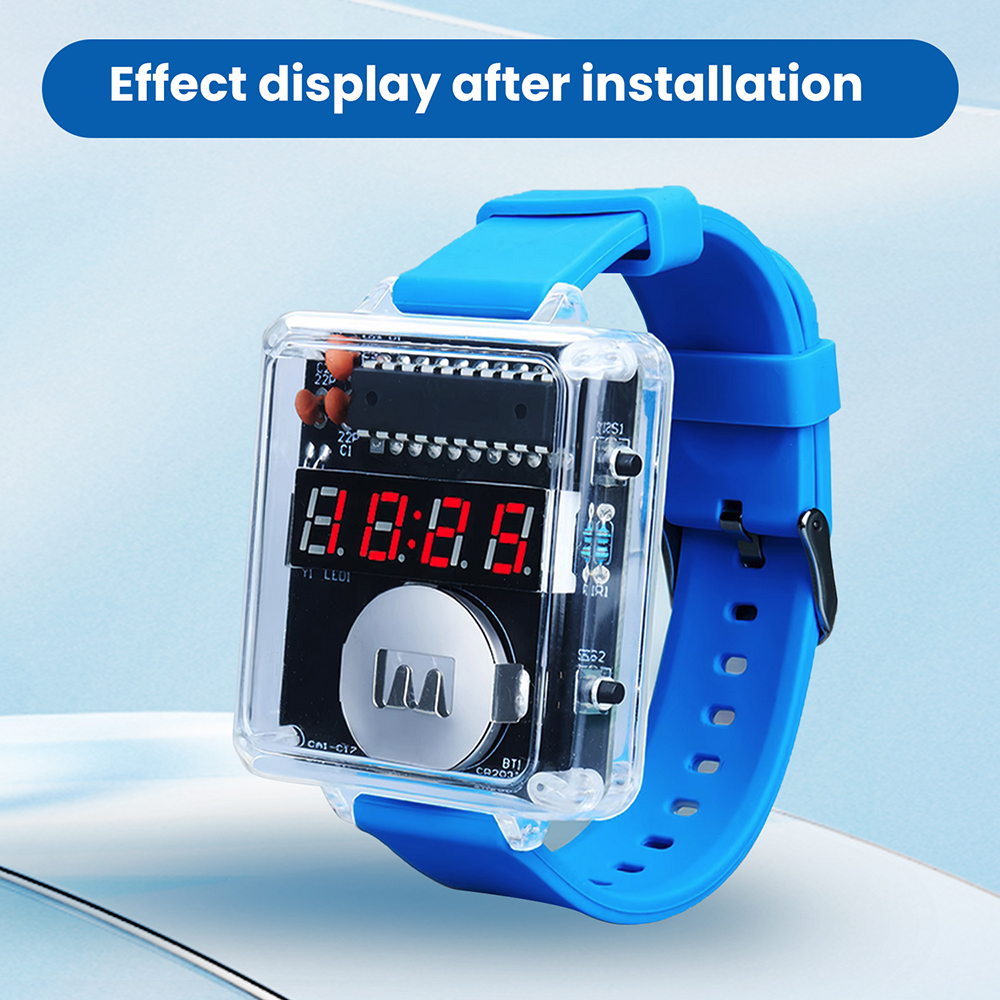 DIY Electronic Watch Kit LED D - Diy Electronics Youtube recension och pris