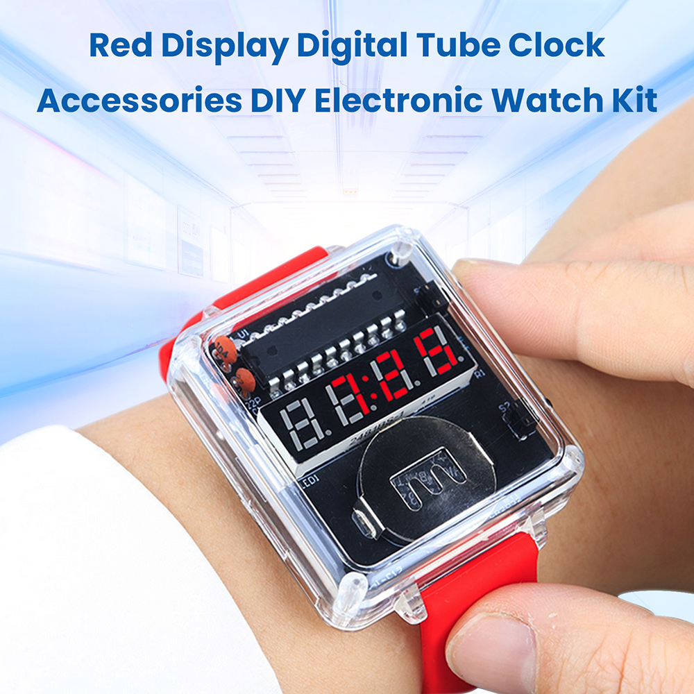 DIY Electronic Watch Kit LED D - Diy Electronics Youtube recension och pris