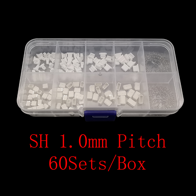 60Sets/Box JST SH 1.0mm Pitch  - Male Female Header Pin recension och pris