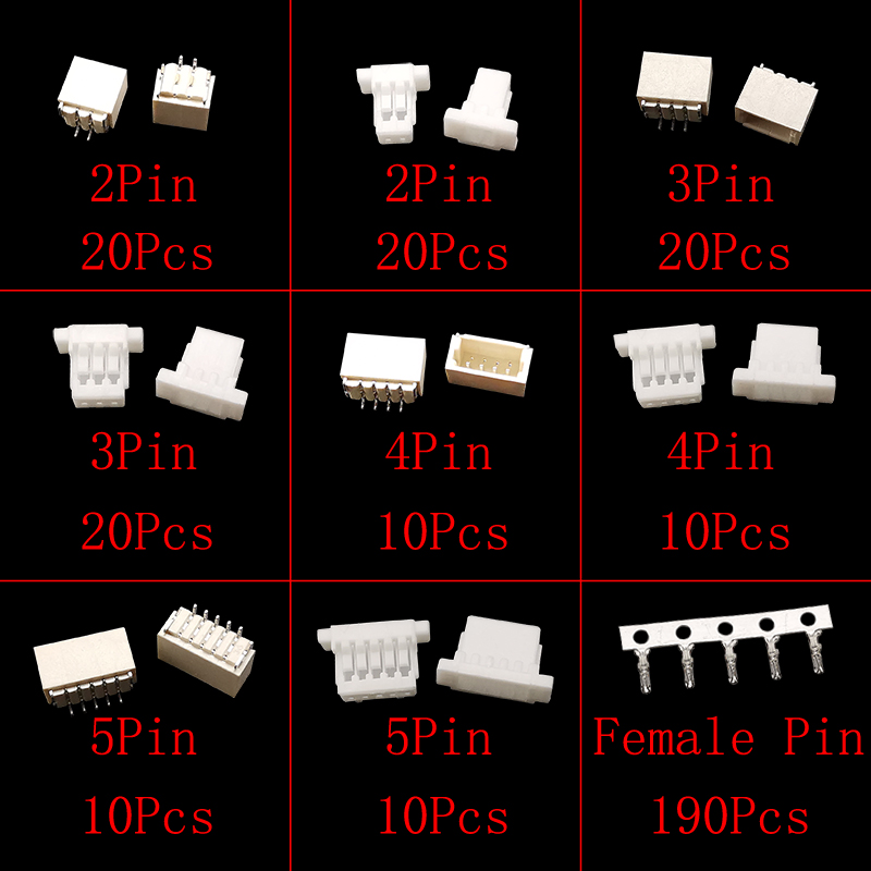 60Sets/Box JST SH 1.0mm Pitch  - Male Female Header Pin recension och pris