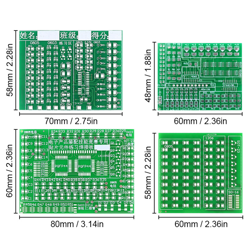 Soldering Practice Four-Piece  - Diy Electronics Basics recension och pris