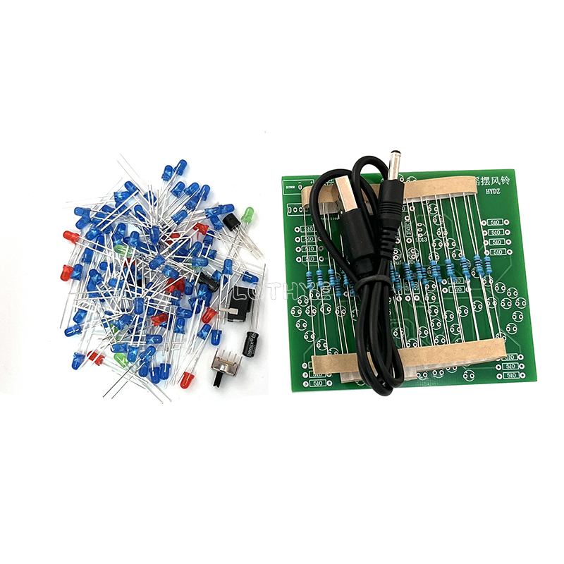 DC 3-5V DIY LED Swing Wind Chi - Diy Analog Electronics recension och pris