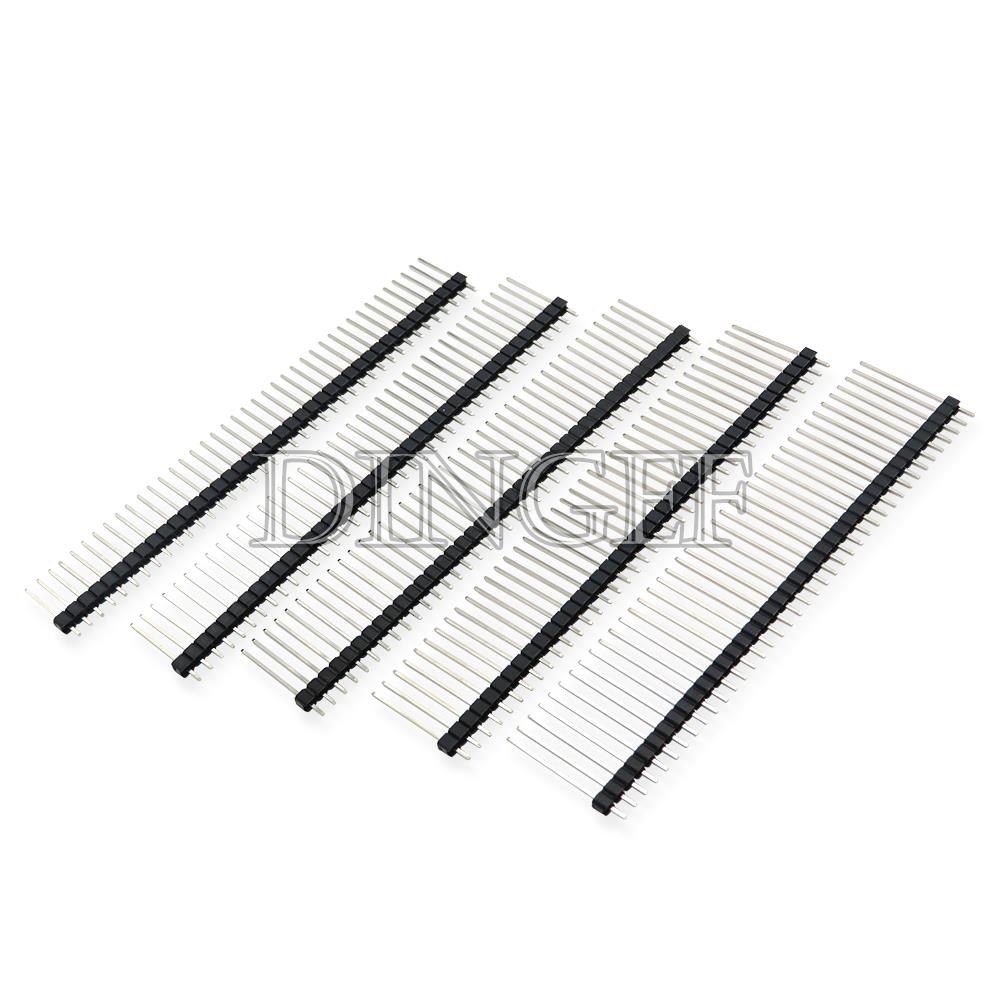 5PCS 40PIN 2.54mm Single Row M - Male Female Header Pin recension och pris