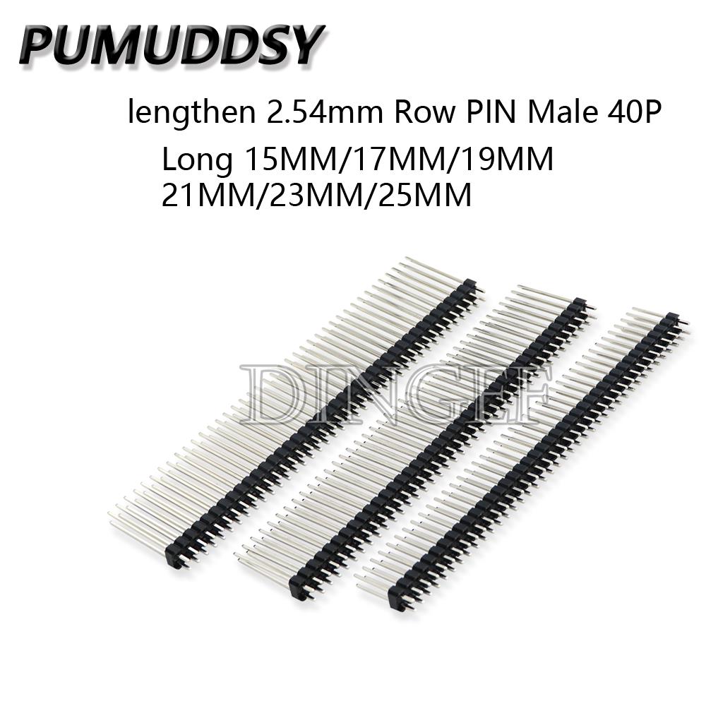 5PCS 40PIN 2.54mm Single Row M - Male Female Header Pin recension och pris