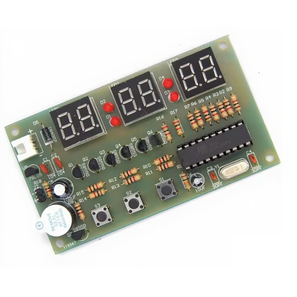 12V Digital Clock DIY Kit Alar - Useful Diy Electronics recension och pris