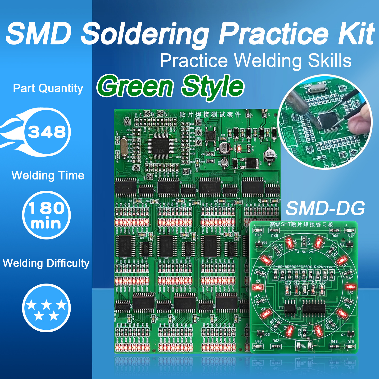 Soldering Practice Two-Piece S - Diy Electronics Basics recension och pris