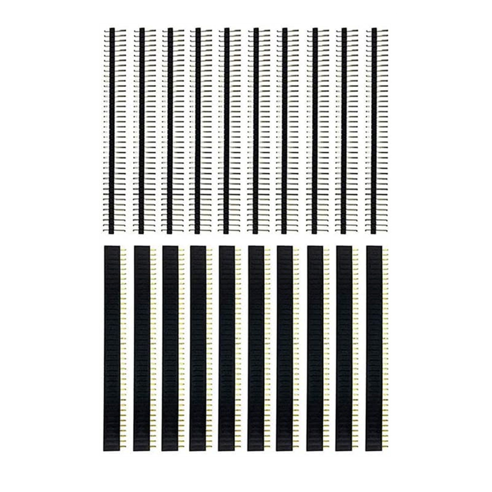 20 Pcs 10 Pairs 40 Pin 1x40 Si - Male Female Header Pin recension och pris