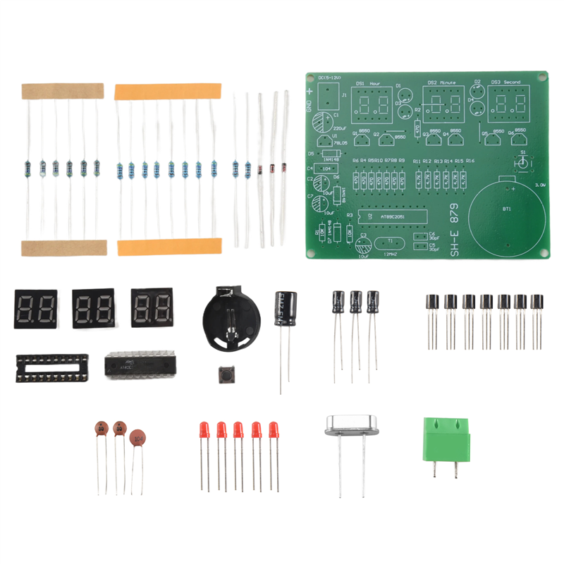 Stylish-AT89C2051 6 Digital LE - Diy Electronics Flux recension och pris