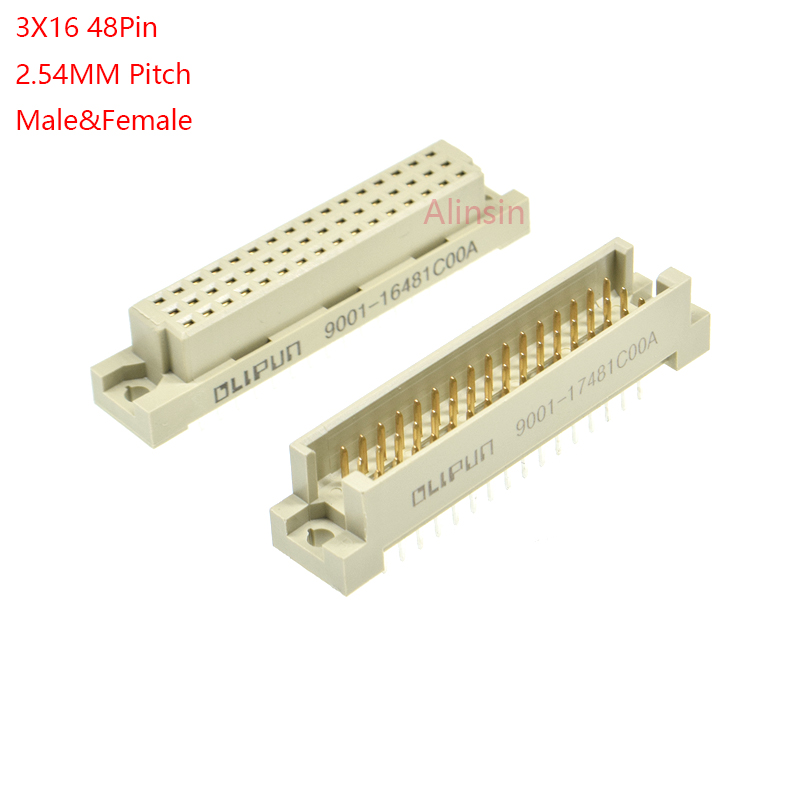 5pcs din 41612 Connector 3 Row - Male Female Header Pin recension och pris