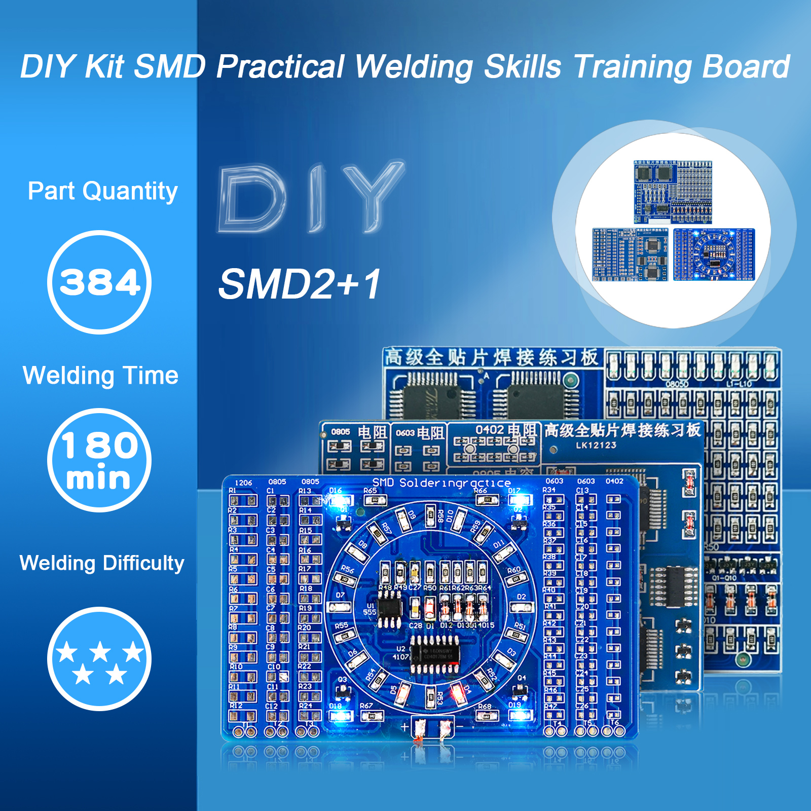 Soldering Practice Three-Piece - Diy Electronics Basics recension och pris