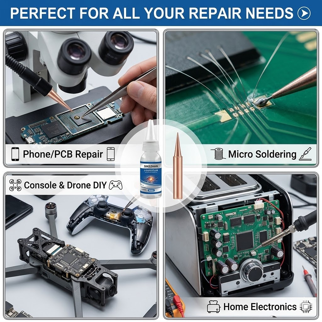 SIKEZHAN 40ml Liquid Solder Fl - Diy Electronics Flux recension och pris