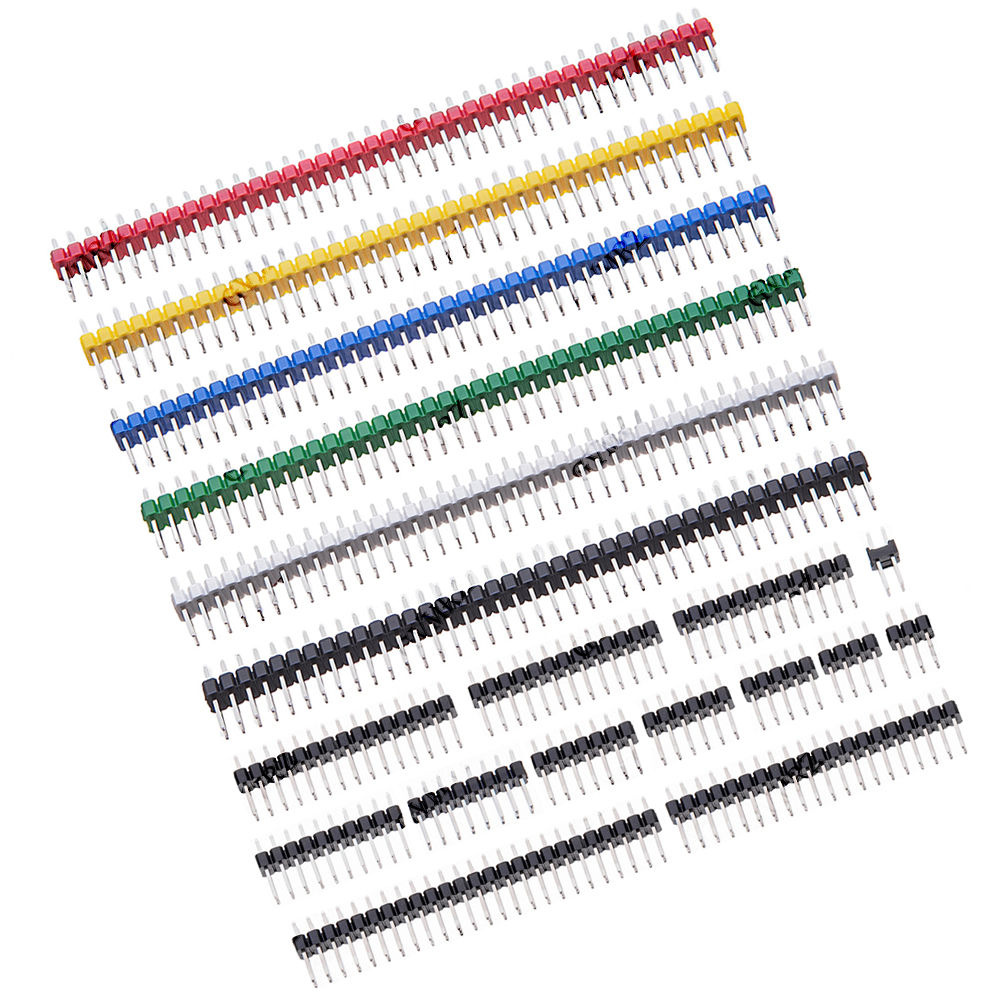 10PCS 2.54MM 2 * 2/3/4/6/8/10/ - Male Female Header Pin recension och pris