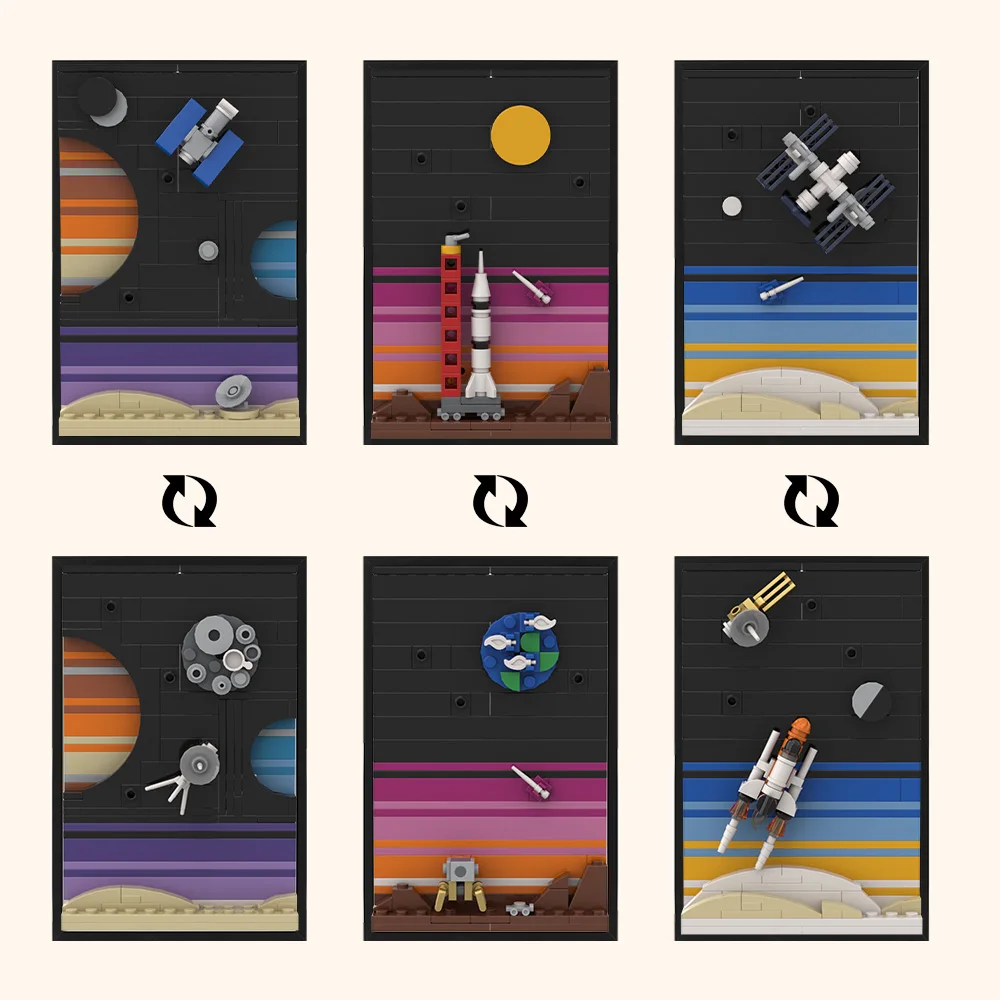 MOC Space Story Postcard Model - Diy Lego Electronics recension och pris