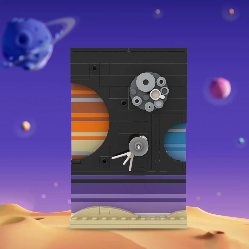 MOC Space Story Postcard Model - Diy Lego Electronics recension och pris