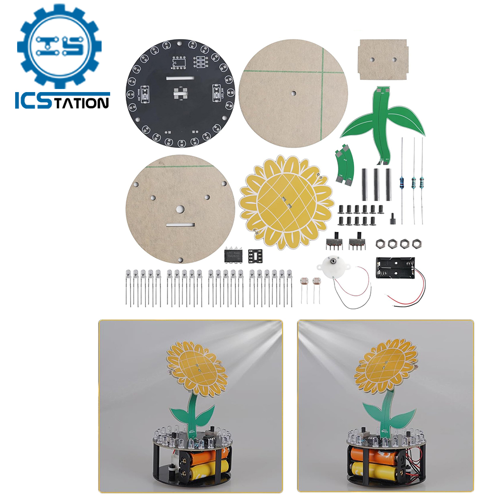 Rotating Sunflower Electronic  - Diy Electronics Desk recension och pris