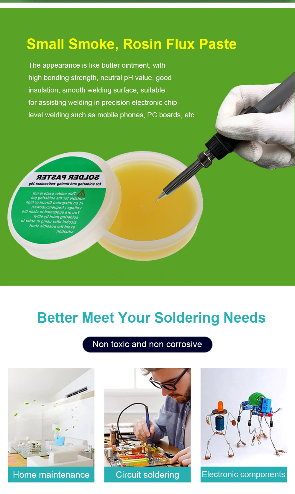 New Solder Flux for Soldering  - Diy Electronics Flux recension och pris