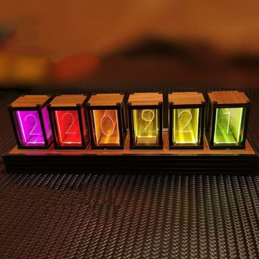 Luxury Nixie Glow Tube Clock W - Diy Electronics Desk recension och pris