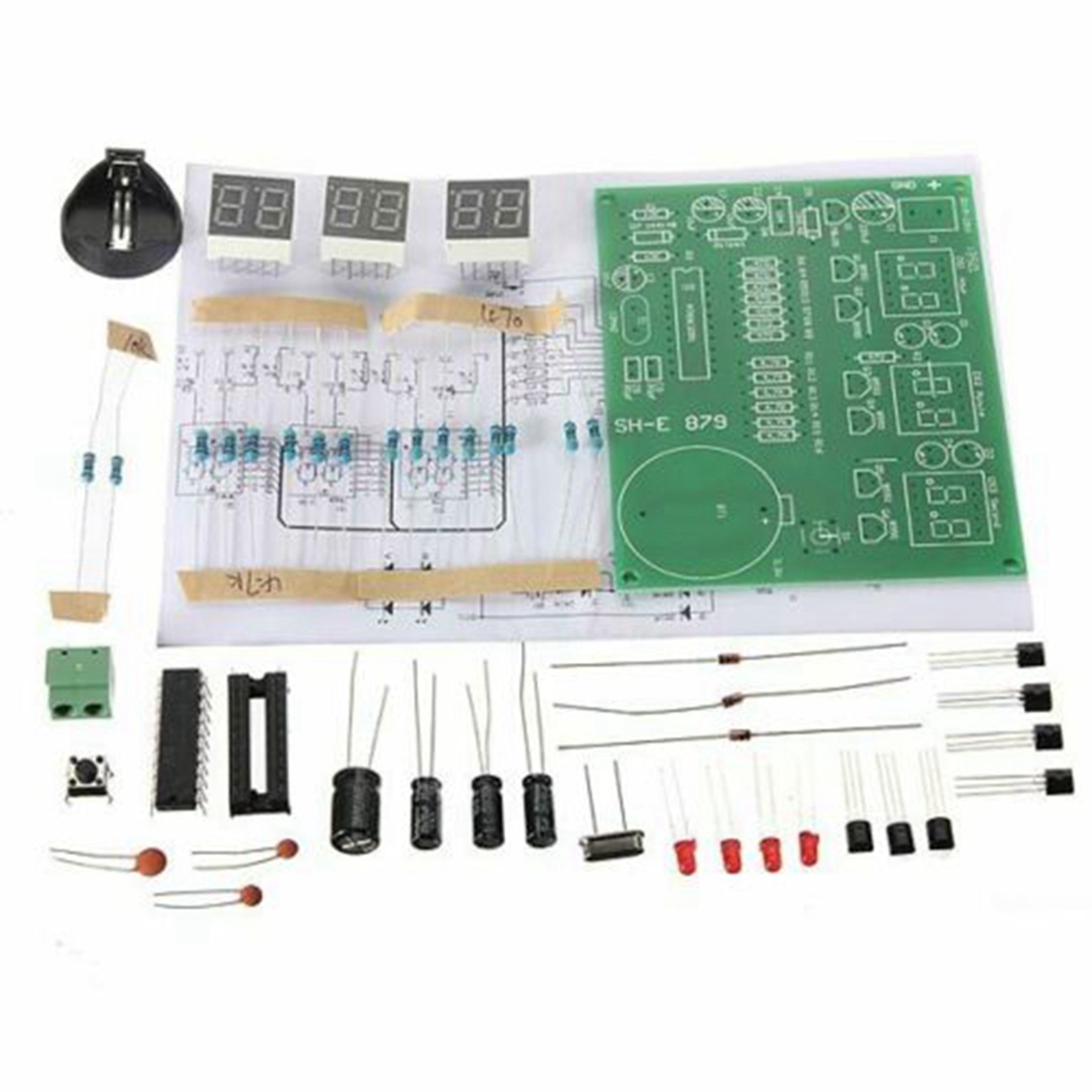 A37T-3 Set AT89C2051 6 Digital - Diy Electronics Flux recension och pris