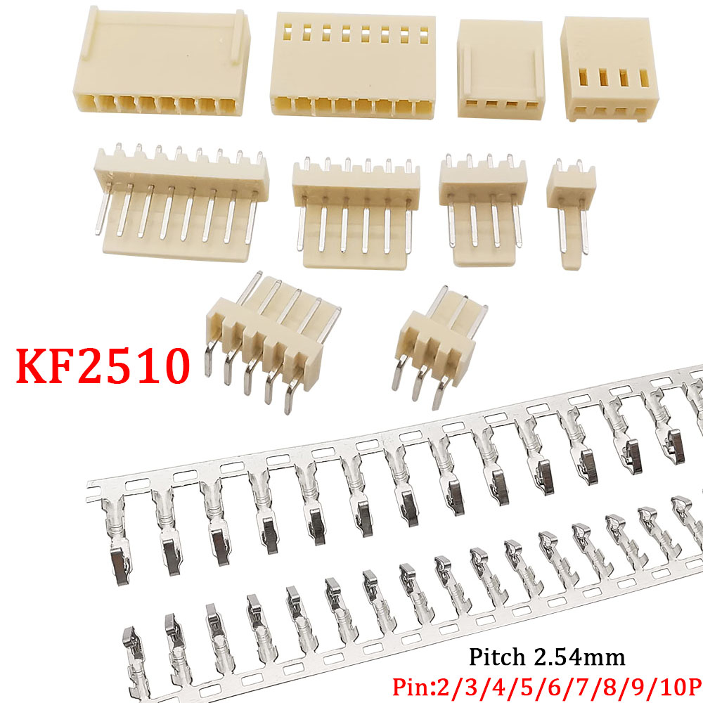 100Pcs KF2510 Connector 2.54mm - Male Female Header Pin recension och pris