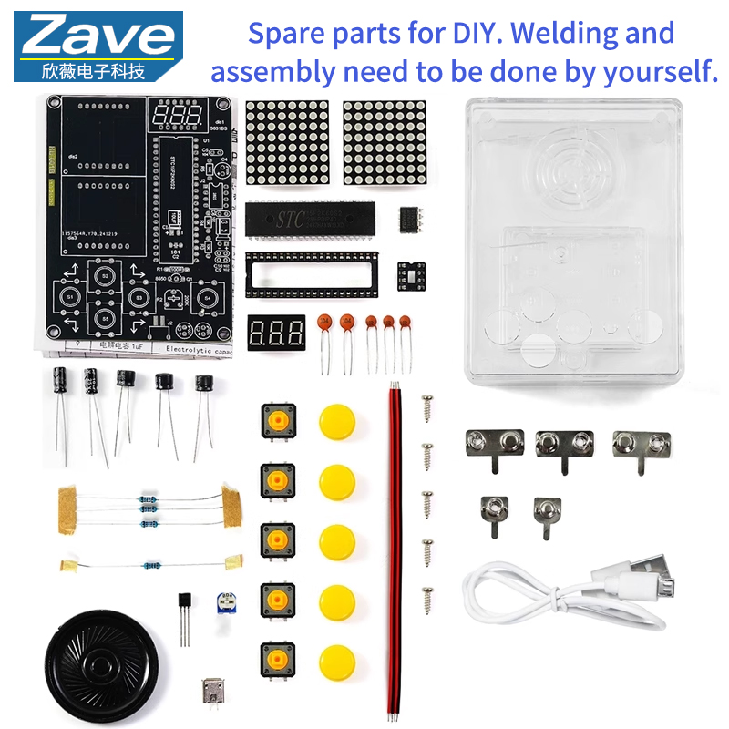 Pixel Game Console Making Kit: - Diy Electronics For Adults recension och pris