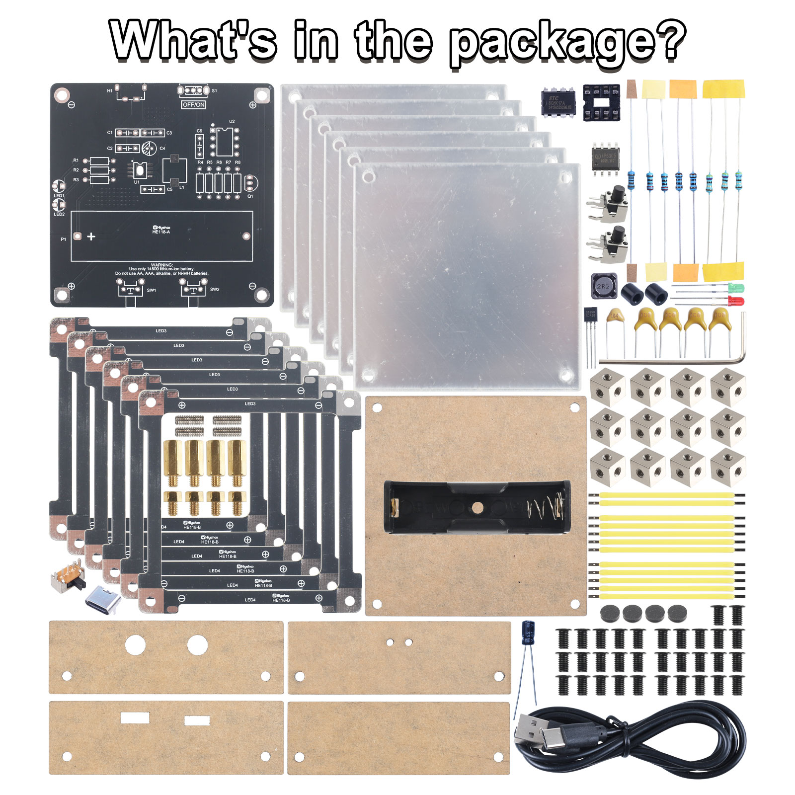 DIY LED Filament Cube Light So - Diy Electronics Desk recension och pris