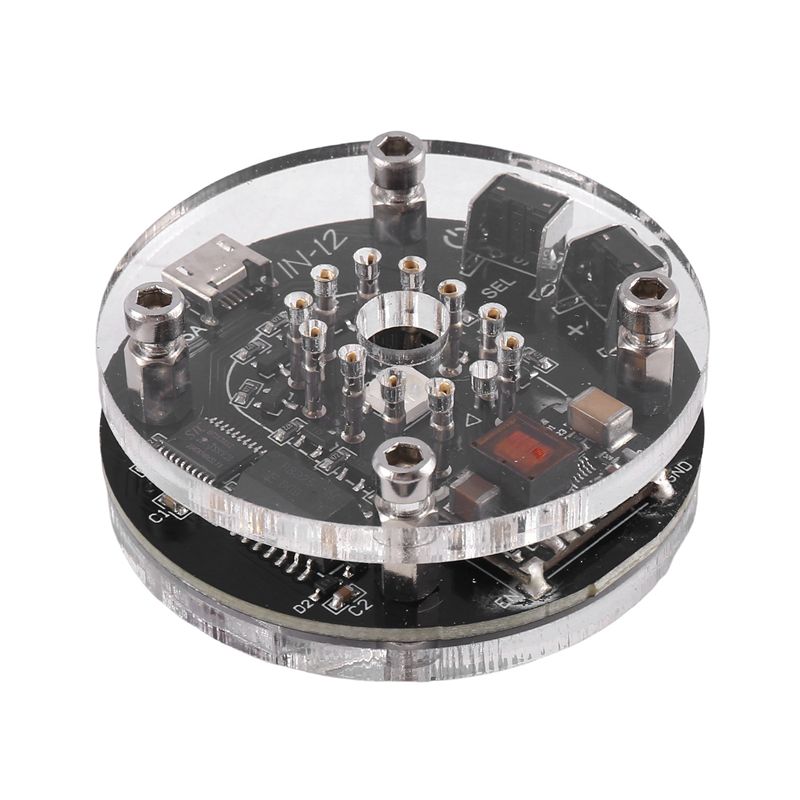 IN-12 Nixie Clock RGB Audio El - Diy Electronics Youtube recension och pris