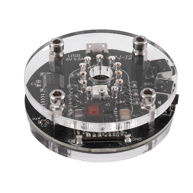 IN-12 Nixie Clock RGB Audio El - Diy Electronics Youtube recension och pris