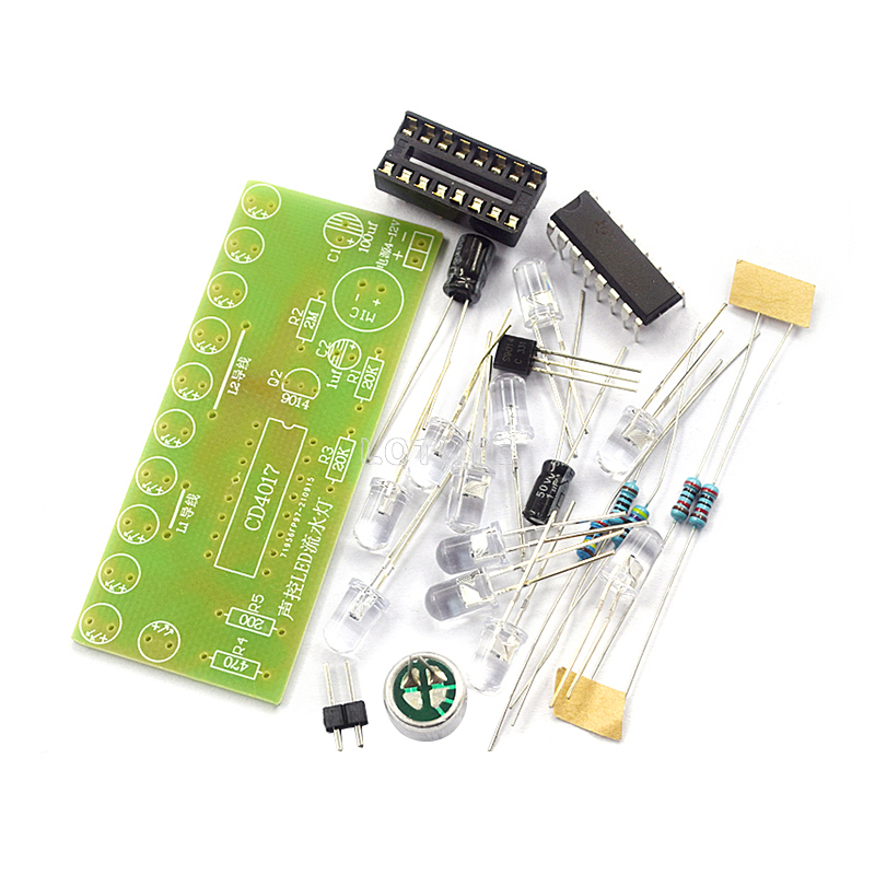 CD4017 Voice Control LED Water - Diy Electronics Tool Kit recension och pris