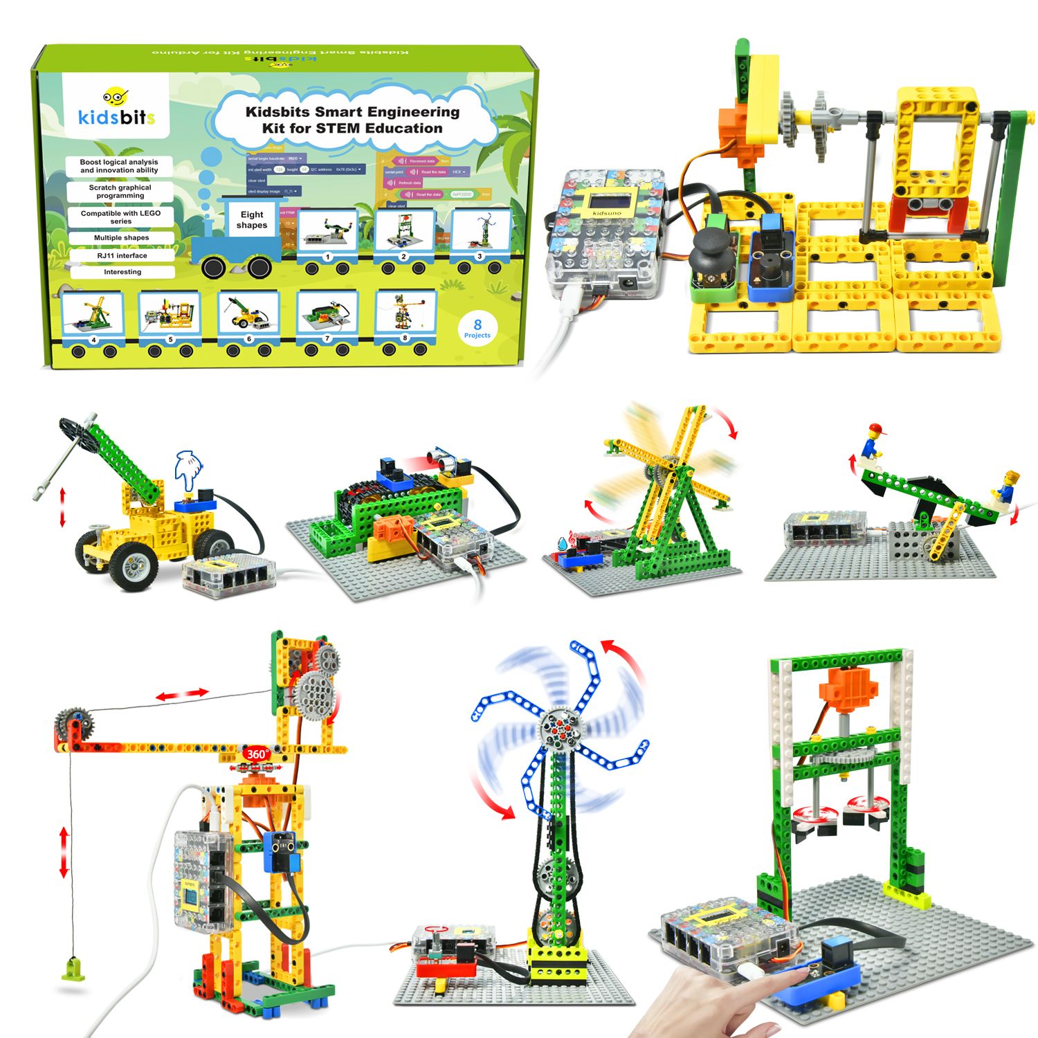 Keyestudio Kidsbits Smart Engi - Diy Lego Electronics recension och pris